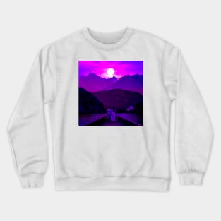 Beautiful Mountain Scene Crewneck Sweatshirt